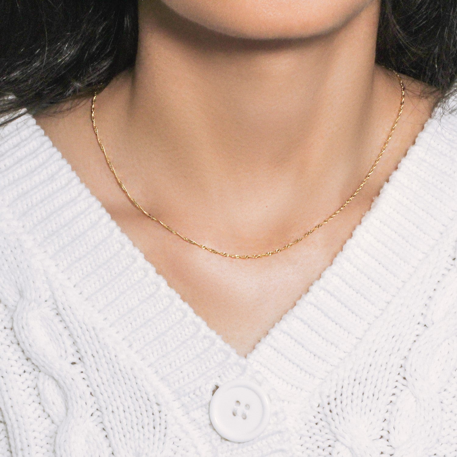 10k Yellow Gold Singapore Chain (1.50 mm)