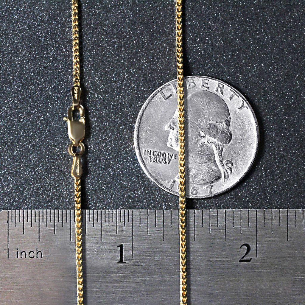 14k Yellow Gold Franco Chain (1.20 mm)