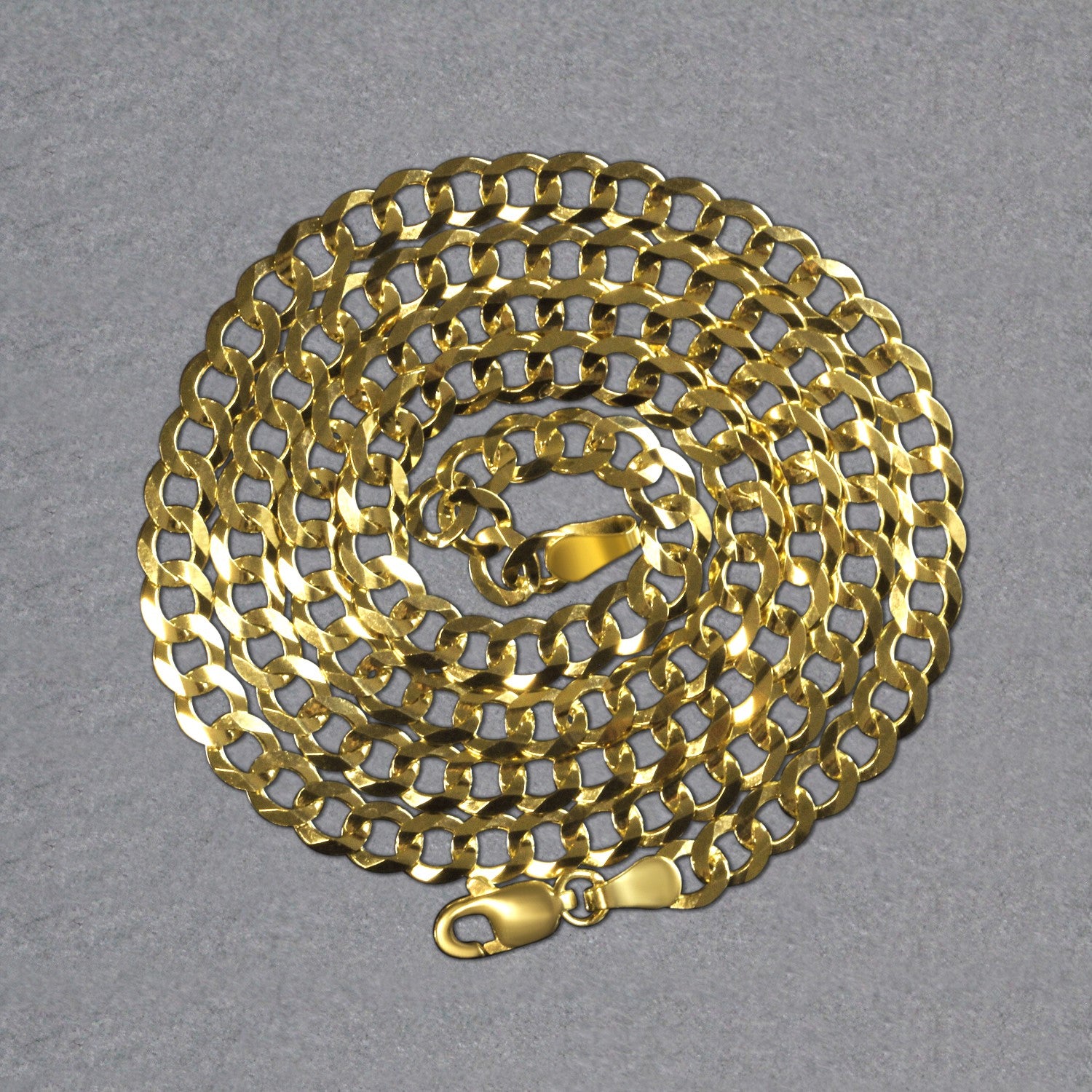 10k Yellow Gold Curb Chain (4.70 mm)