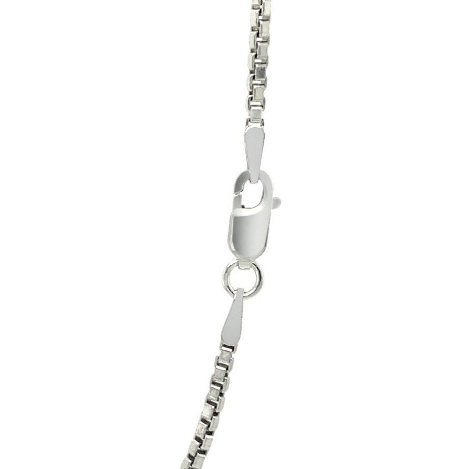 Sterling Silver Rhodium Plated Box Chain (1.80 mm)
