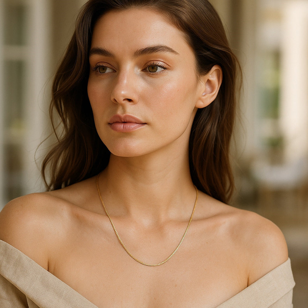 10k Yellow Gold Classic Box Chain (0.60 mm)