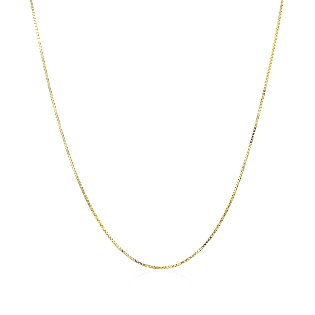 10k Yellow Gold Classic Box Chain (0.60 mm)