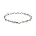 14k White Gold Oval Rolo Bracelet  (4.60 mm) | BIJOLINA