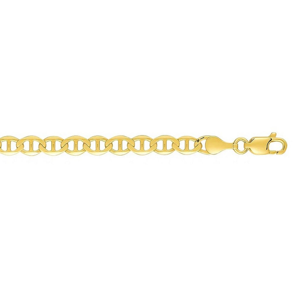 14k Yellow Gold Mariner Link Bracelet (6.30 mm) | BIJOLINA