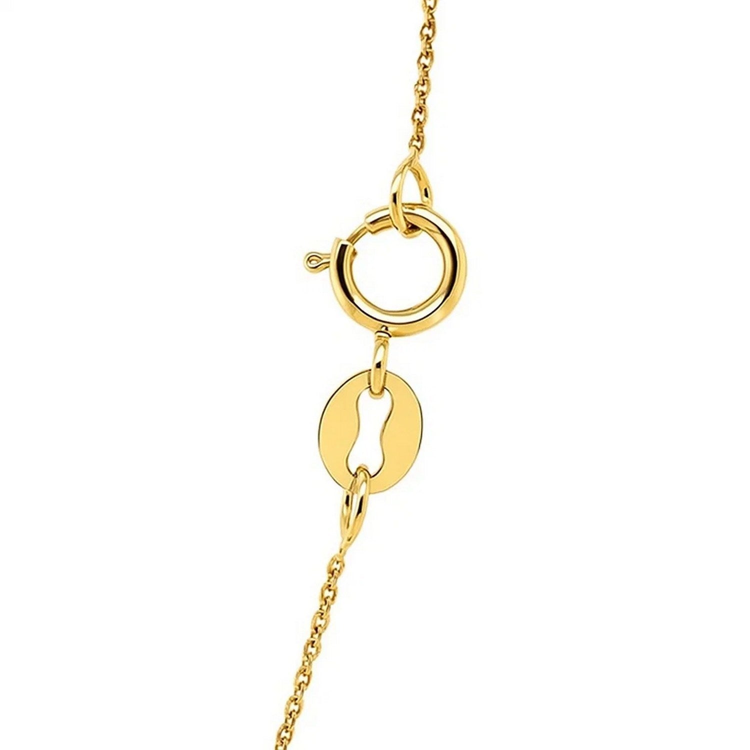 14k Yellow Gold Cable Link Chain (0.50 mm)