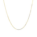 10k Yellow Gold Classic Box Chain (0.45 mm) | BIJOLINA