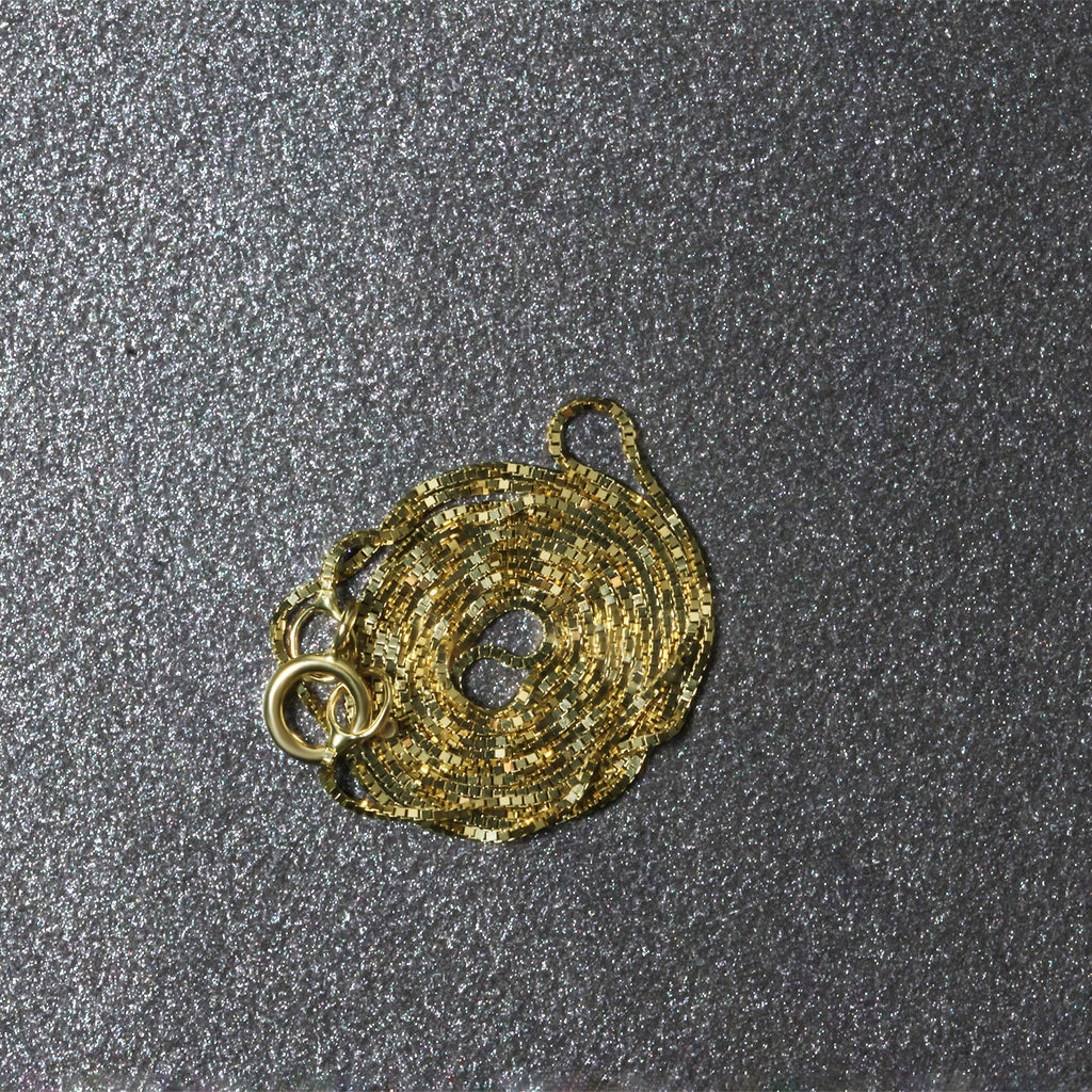 10k Yellow Gold Classic Box Chain (0.45 mm)