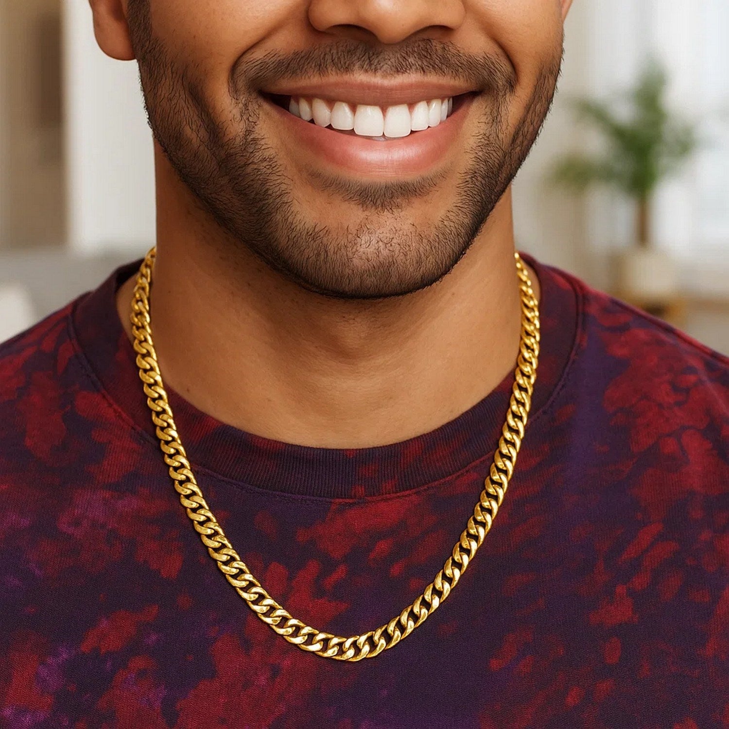 14k Yellow Gold Solid Miami Cuban Chain (6.00 mm)