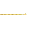 14k Yellow Gold Solid Rope Bracelet (3.00 mm) | BIJOLINA