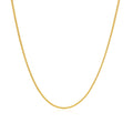 10k Yellow Gold Wheat Chain 1.0mm (1.00 mm) | BIJOLINA