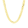 10k Yellow Gold Curb Chain (5.70 mm) | BIJOLINA