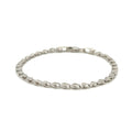 14k White Gold Heart Bracelet (3.00 mm) | BIJOLINA