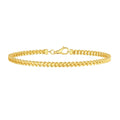14k Yellow Gold Square Franco Bracelet  (4.40 mm) | BIJOLINA