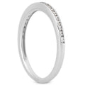 14k White Gold Slim Profile Diamond Channel Set Wedding Ring Band | BIJOLINA